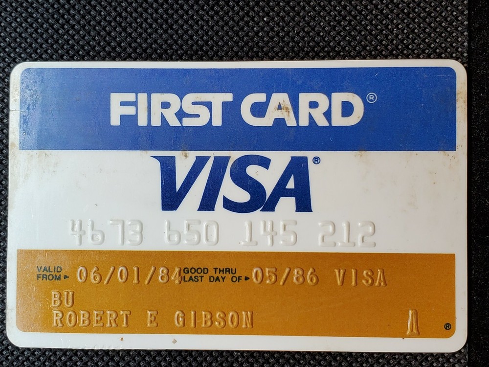 First Card Visa exp 1986 cc1415