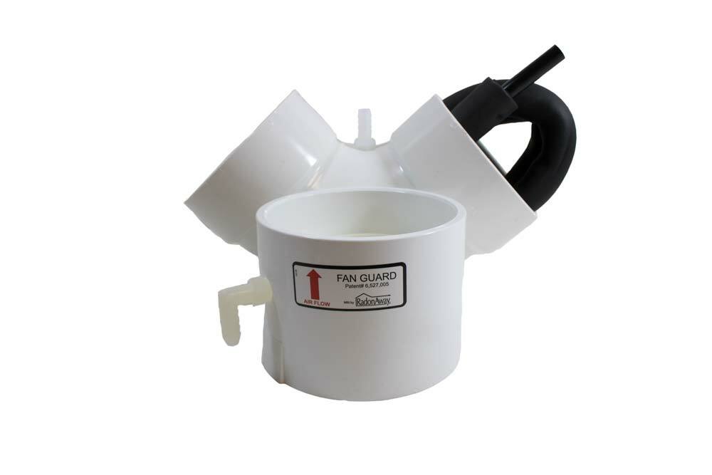 Radon Mitigation Condensation Bypass Collar System