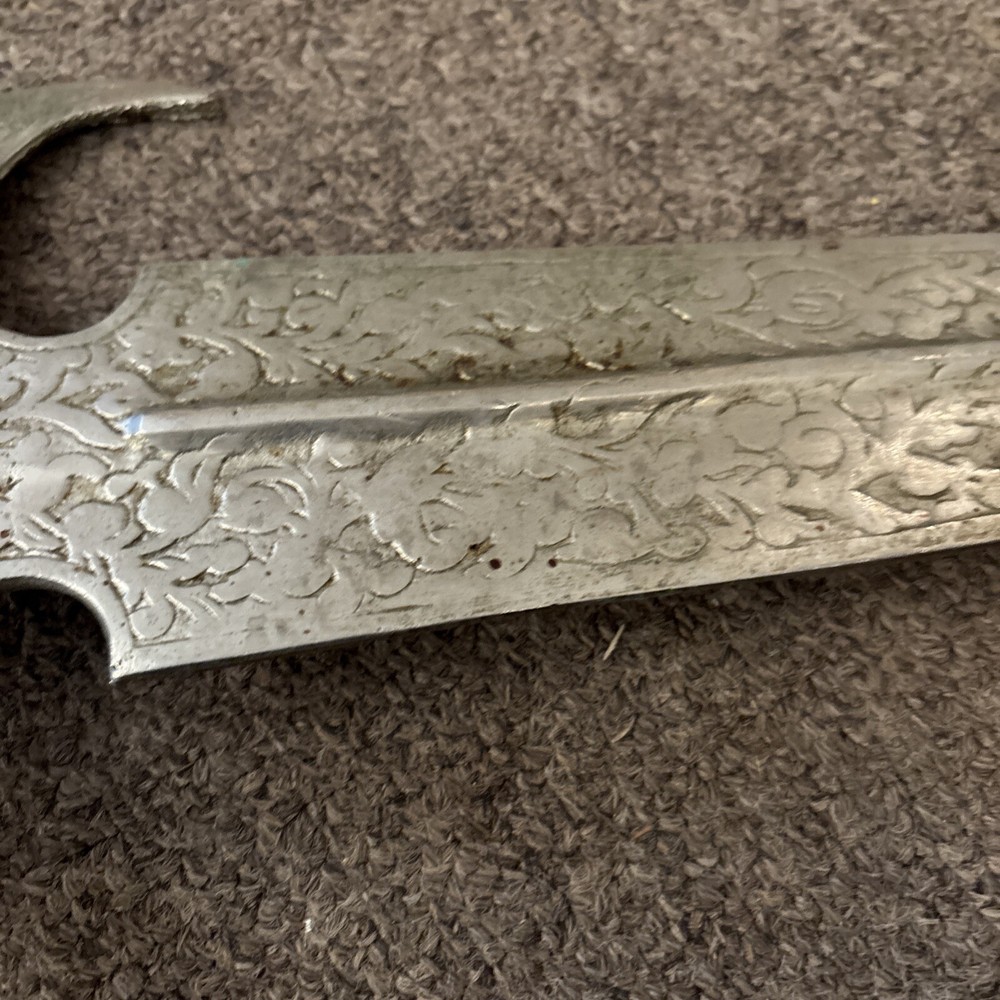 19th Century German Dagger Etched