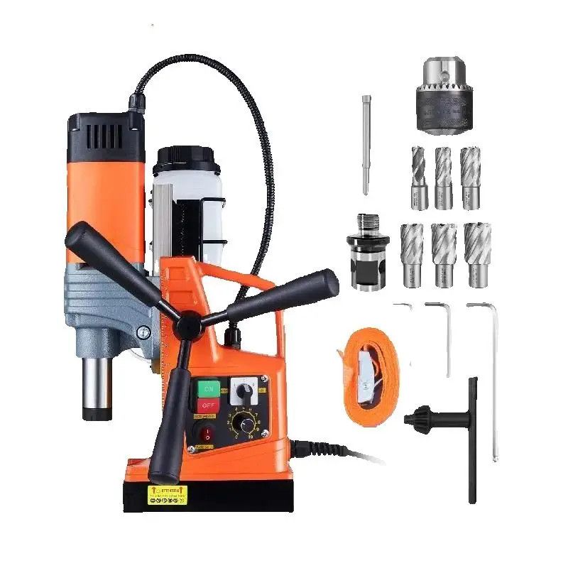 2" Electric Drilling Machine Magnetic Drill Press Boring Diameter Power Drill