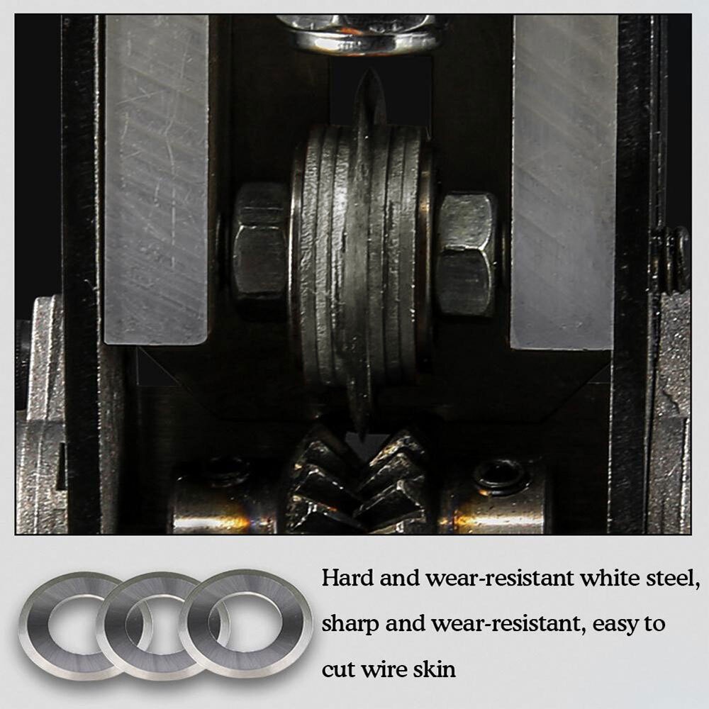 Manual Wire Stripping Machine Cable Stripper Crank Scrap Copper Cutter Recycle #