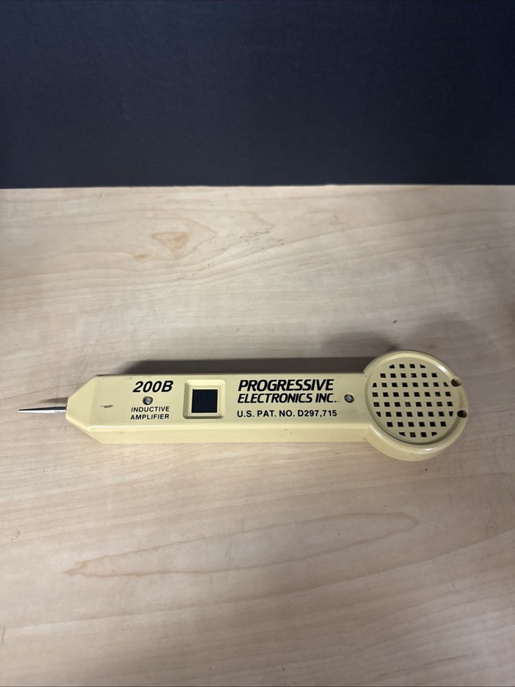 Progressive Electronics 200B Inductive Amplifier Tone Probe Tool & Heads