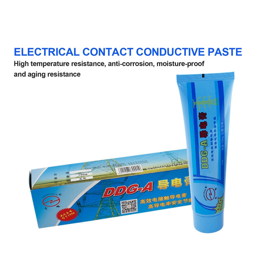 100g Electric Contact Conductive Grease, Power Connection Paste for Electrical `