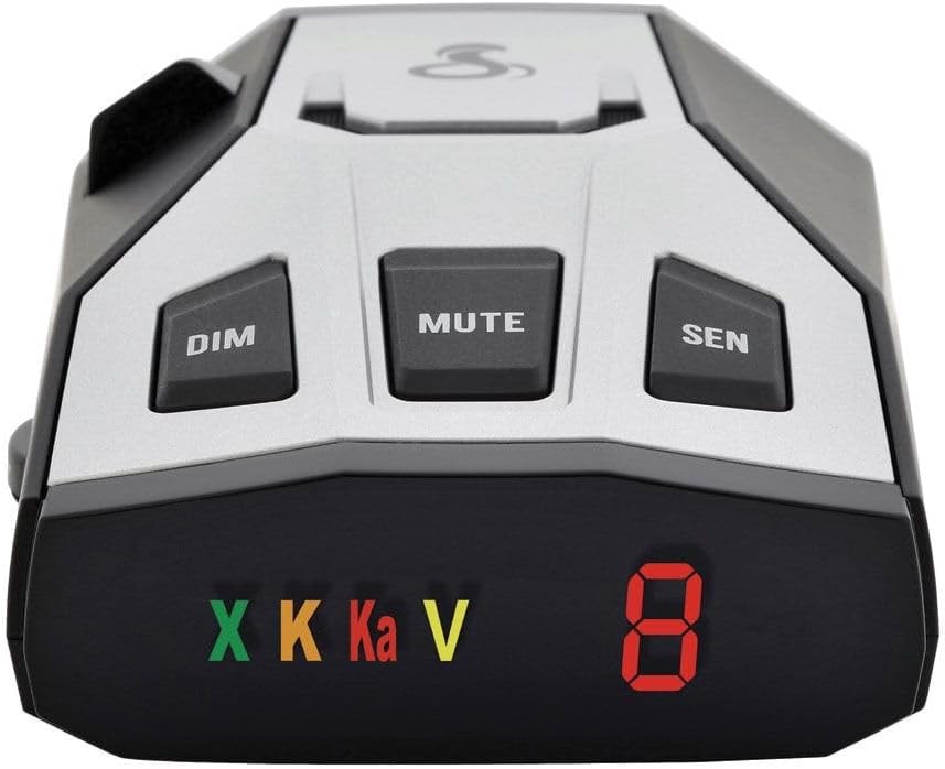 Cobra RAD 350 Laser Radar Detector - Long Range, False Alert Filter, OLED Displa