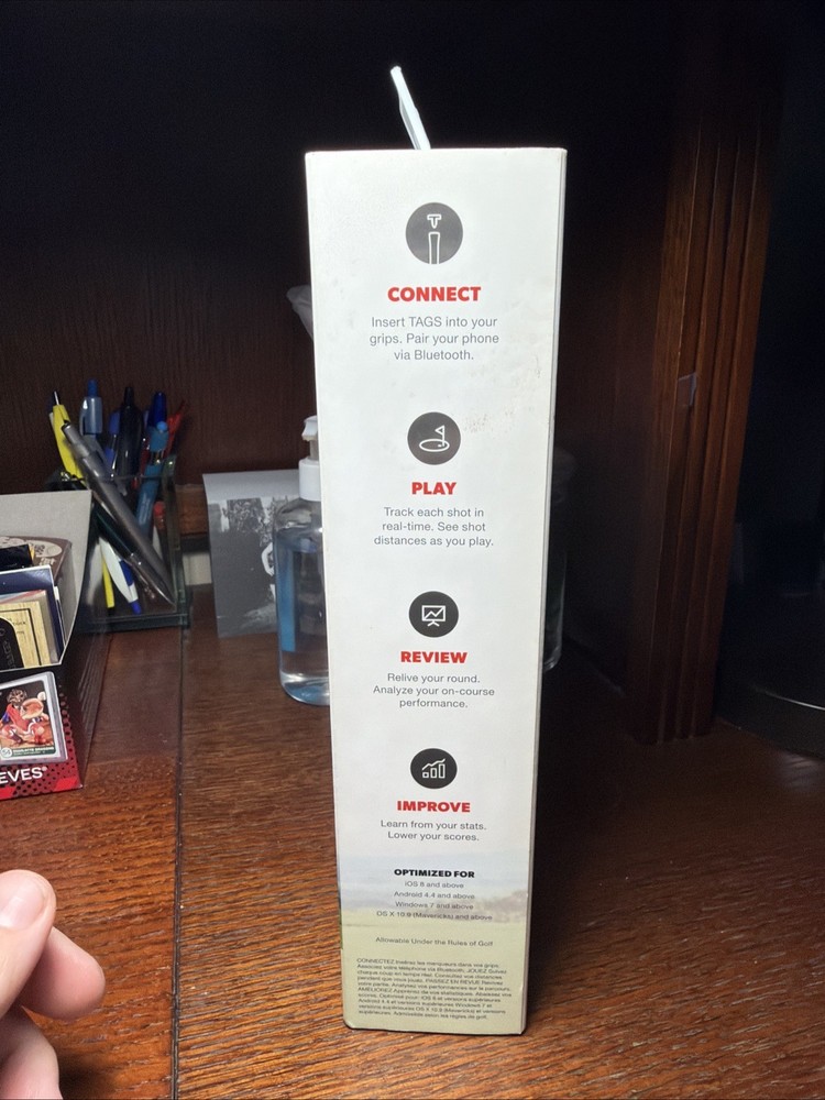 Game Golf Live GPS Shot Digital Tracking System Bluetooth Enabled