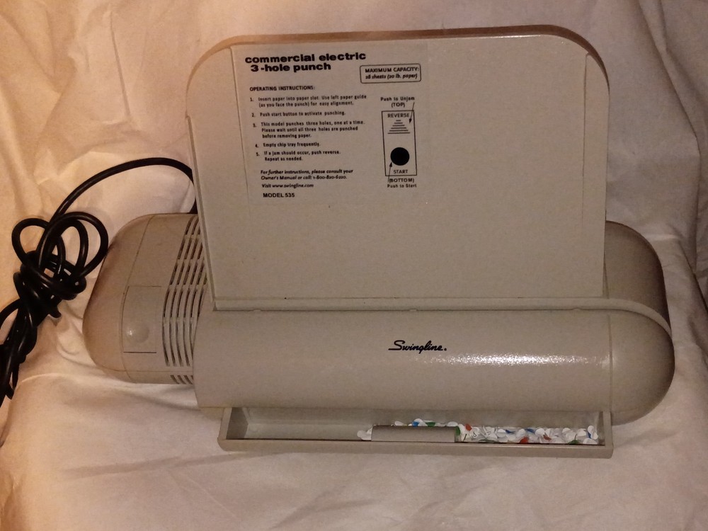 Swingline Upright Automatic Paper Puncher