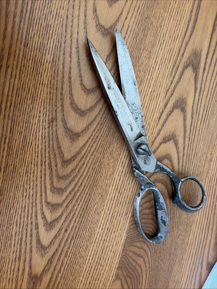 Compton USET Inlaid Upholstery Shears 10”