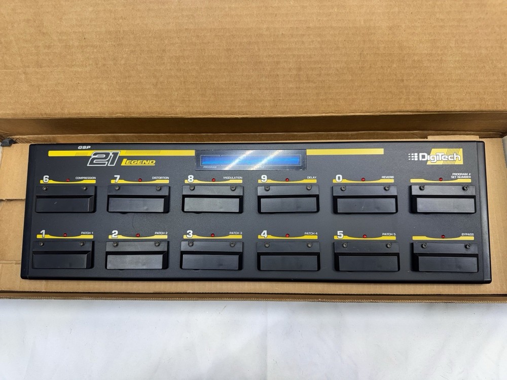 Working DIGITECH GSP 21 LEGEND Guitar Multi Effects FOOTSWITCH Pedal only