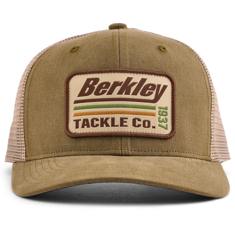 Berkley Striper Trucker Cap Olive Khaki