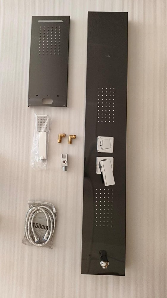 ZeeCry Shower Panel Tower System Rainfall & Waterfall Shower Hand Shower SS304