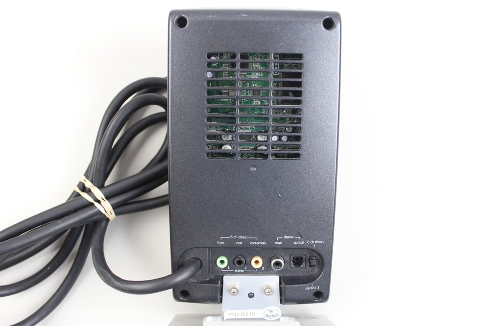 Logitech Z-5500 Computer PC Speaker System Control Unit Pod w/ Cables PID R510