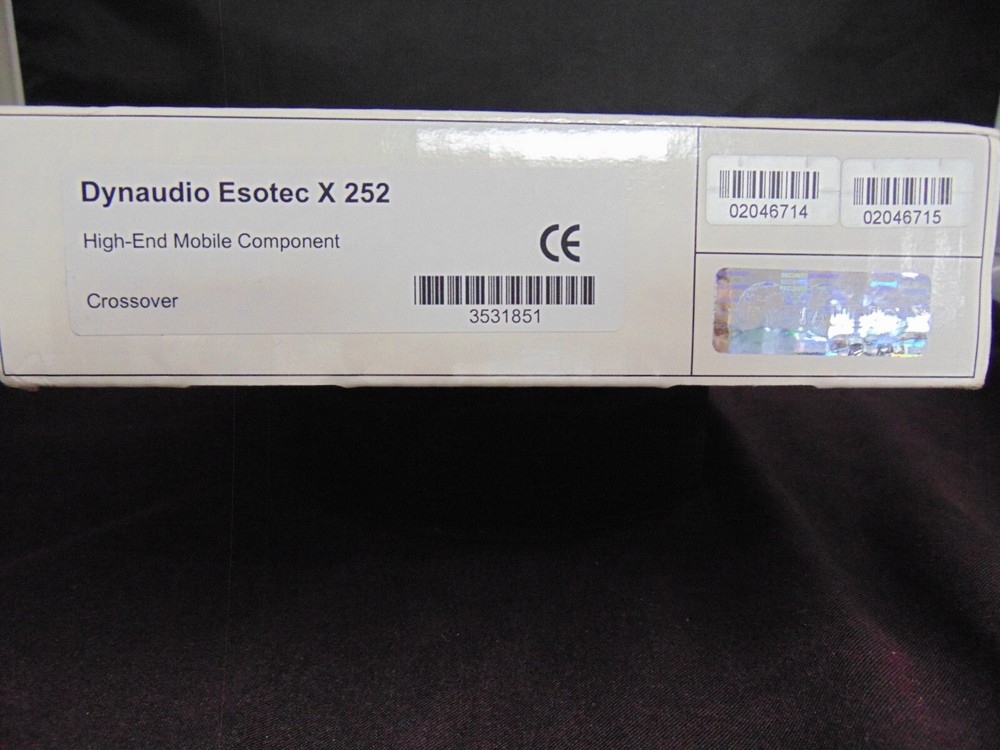 DYNAUDIO X-252 ESOTEC CROSSOVERS for COMPONENT SPEAKERS - NEW PAIR