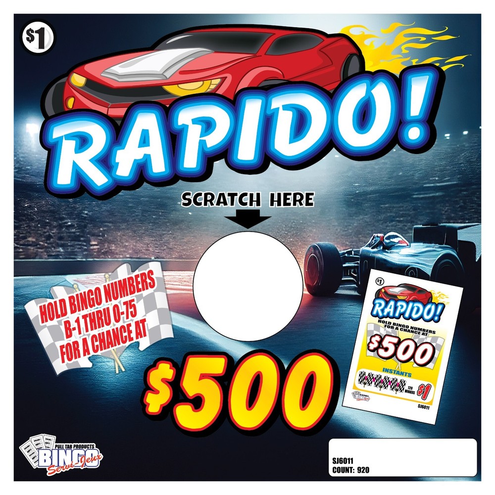 NEW pull tickets RAPIDO! - Seal Card Tabs