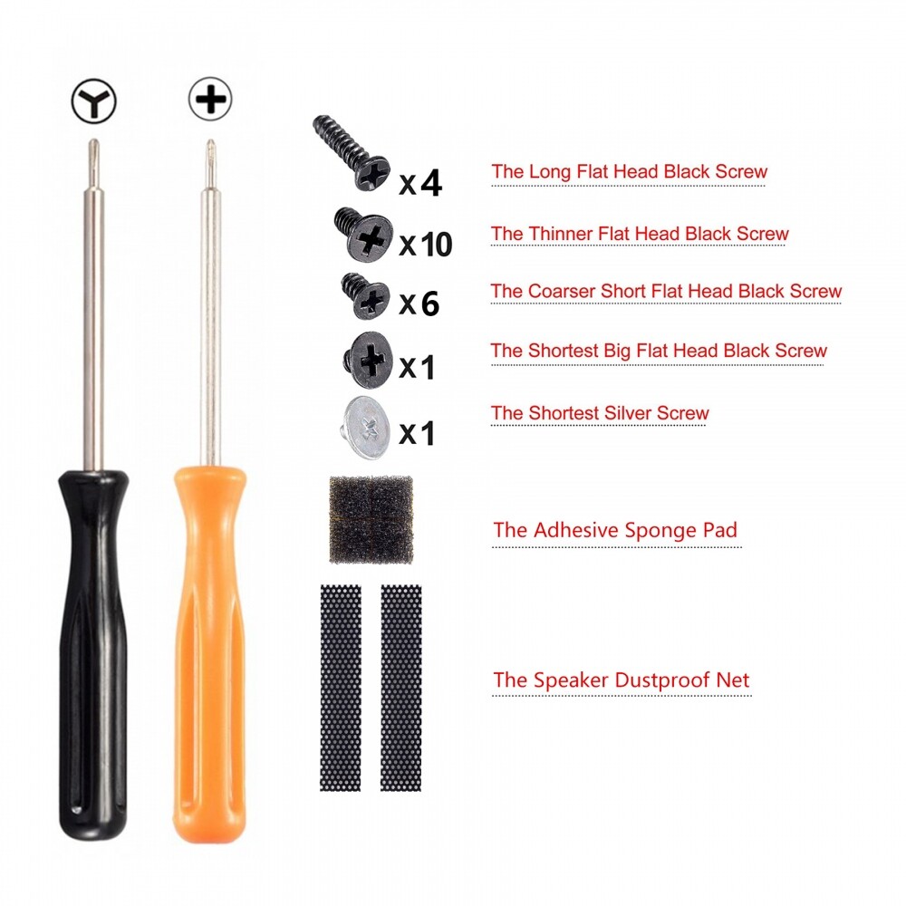 Custom Transparent Clear Back Housing Shell Fix Part for Nintendo Switch Console