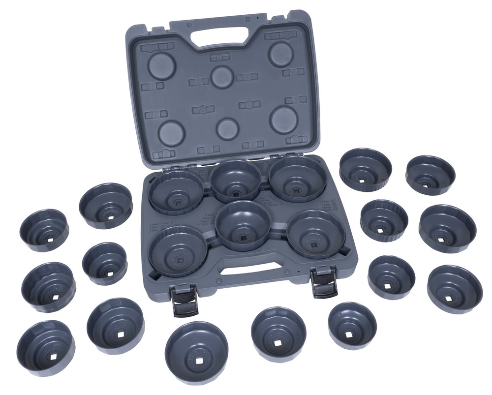 Lisle 61460 H.D. End Cap Wrench Set, 21 pc