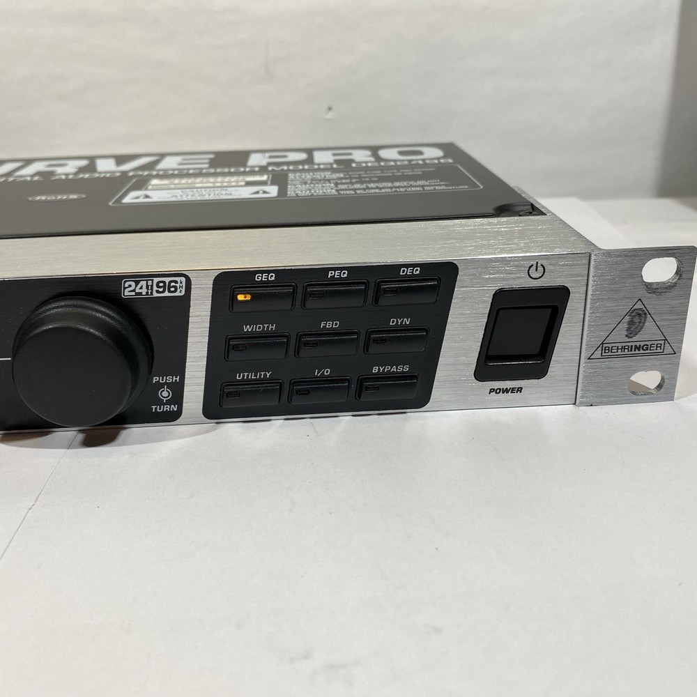 Behringer Ultracurve Pro DEQ2496 2-channel Equalizer and Mastering Processor