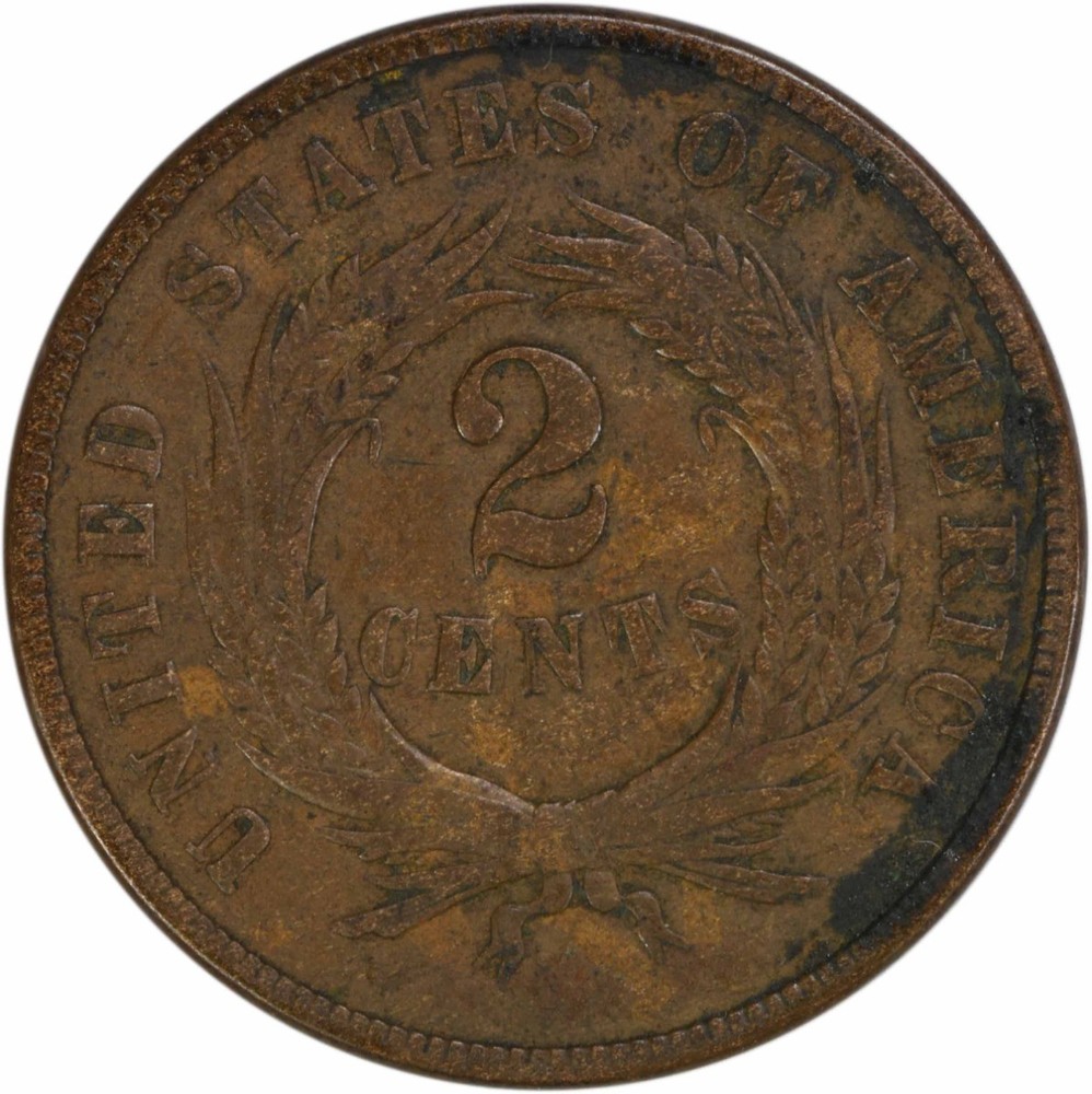 1868 Two Cent Piece VF Uncertified #802