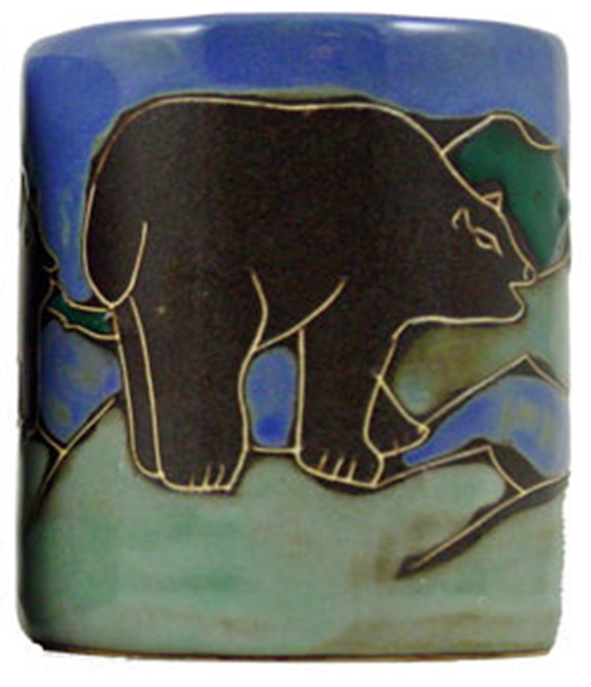 Mara Stoneware Mug - Bears 16 oz - (510B0)