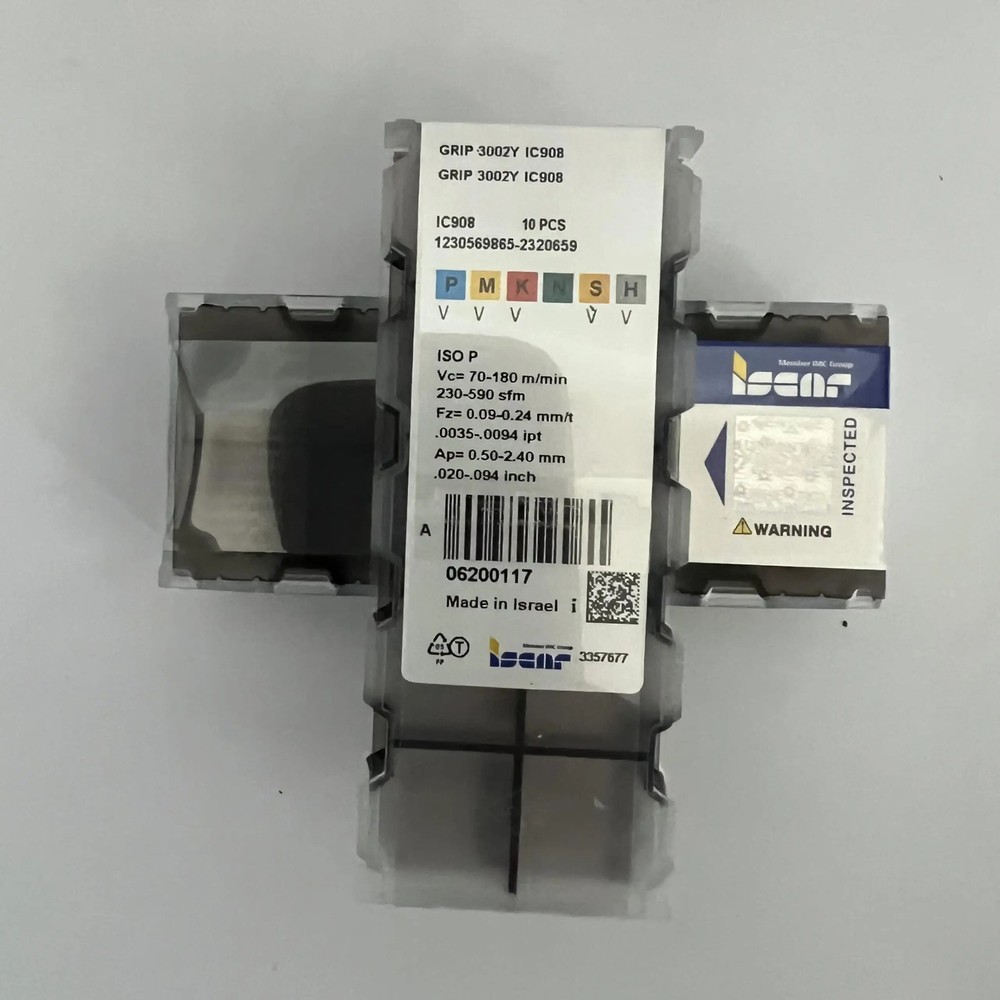ISCAR / GRIP3002Y IC908 / 10 Pcs