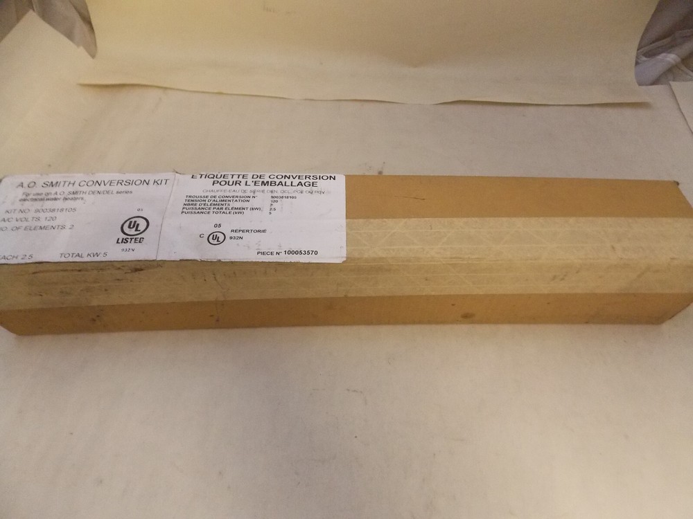 AO Smith 9003818105 Conversion Kit 120V 2 Elements 5KW