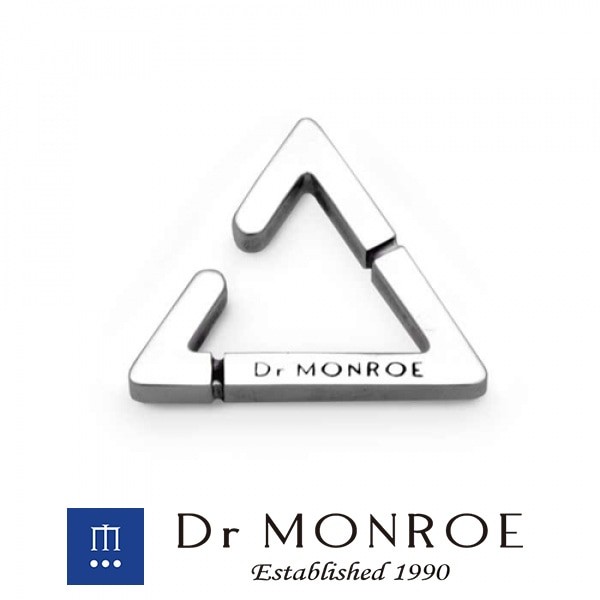 Dr MONROE Triangle Ear Cuff, Geometric Sterling Silver 925