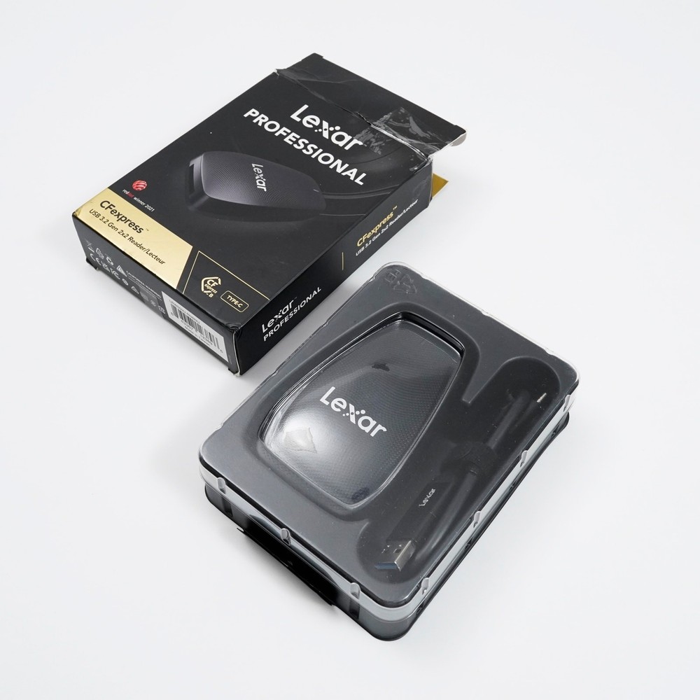 Lexar CFexpress Type B USB 3.2 Gen 2x2 Card Reader w/ Box Tested