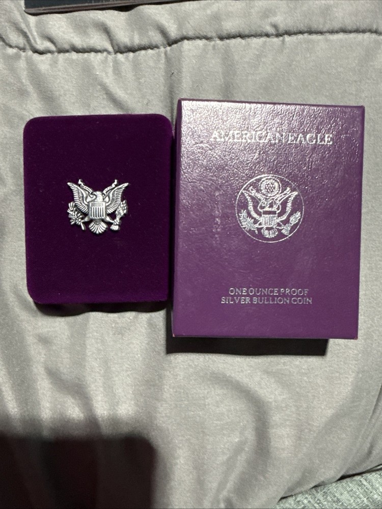 1992 S Proof $1 American Silver Eagle Dollar