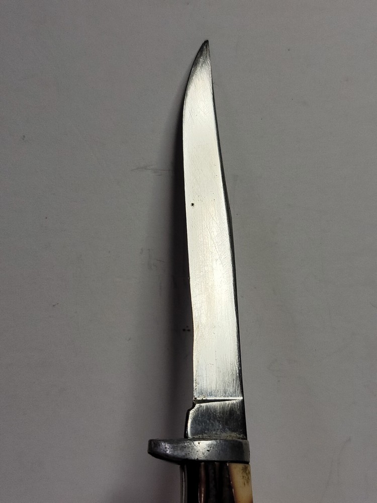 Fixed Blade Knife Imitation Winterbottom Bone with Sheath