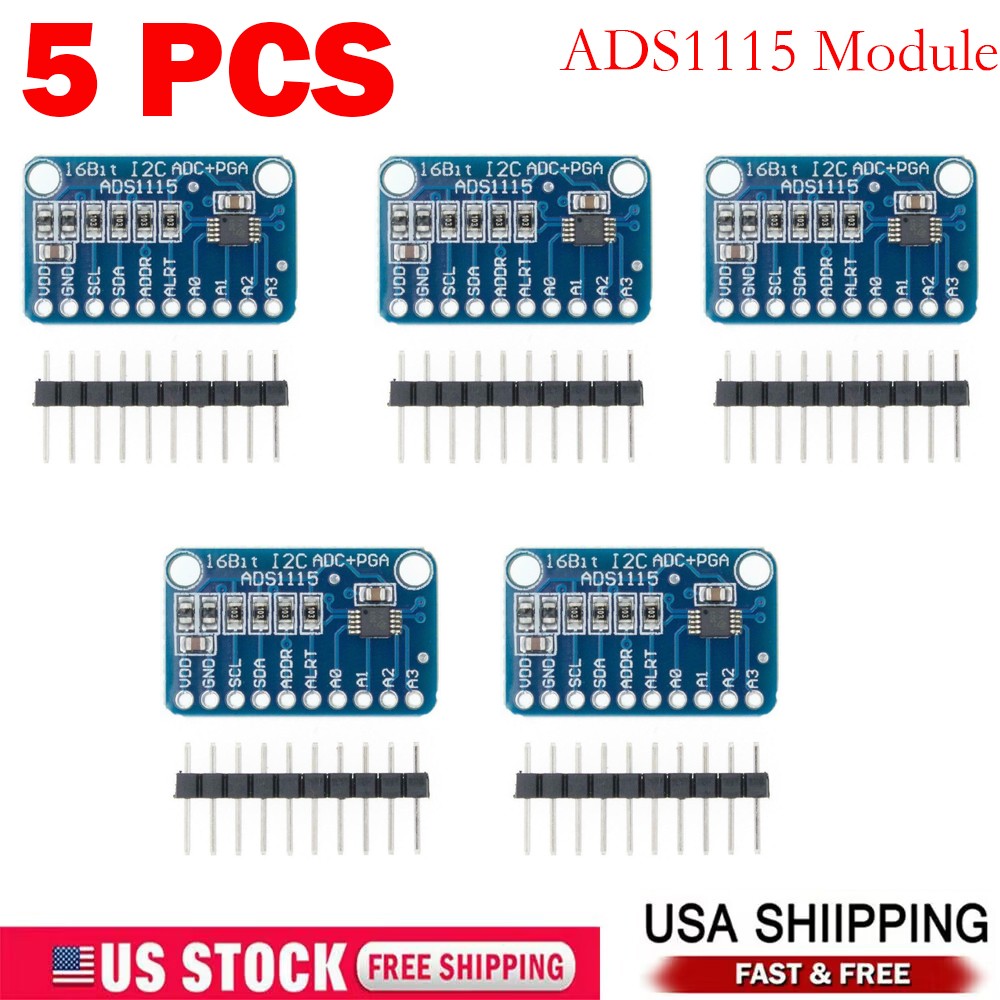 5PCS NEW ADS1115 adc ultra-compact 16-precision adc module development