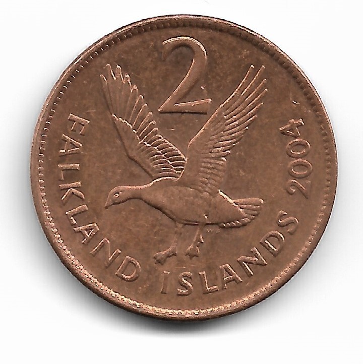 Falkland Islands 2 Pence 2004 KM# 131