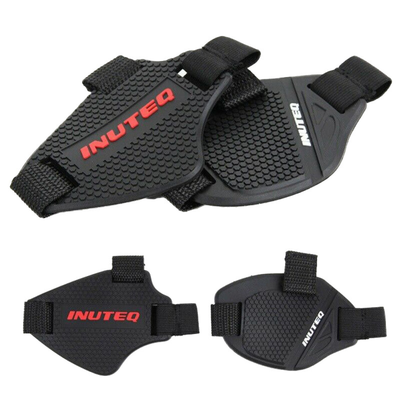 Men Motorcycle Shoe Boot Protector Shift Guard Cover Protective Gear Shifter Pad