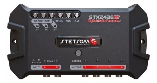 Stetsom STX2436 Bluetooth Audio Processor - 2 In 4 Out Digital DSP Crossover