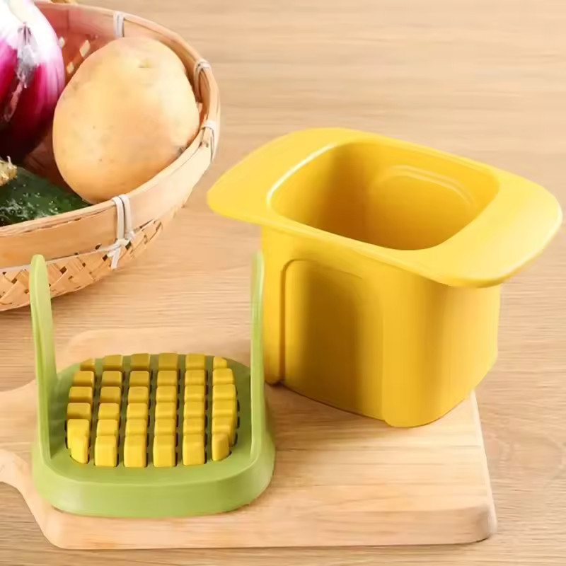 Multifunction Vegetable Chopper & Slicer with Easy Press Cutter