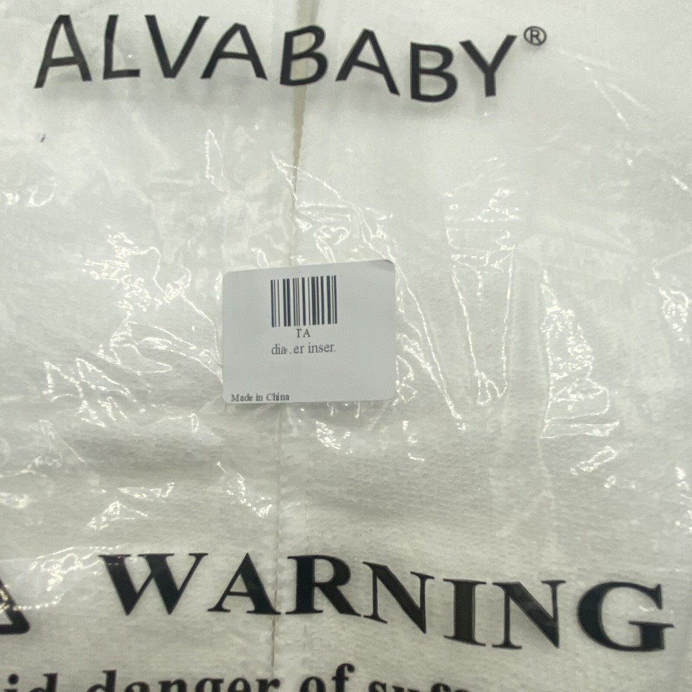 AlVABABY 10pcs Cloth Diaper Inserts 5-Layer Inserts Reusable Liners White NEW