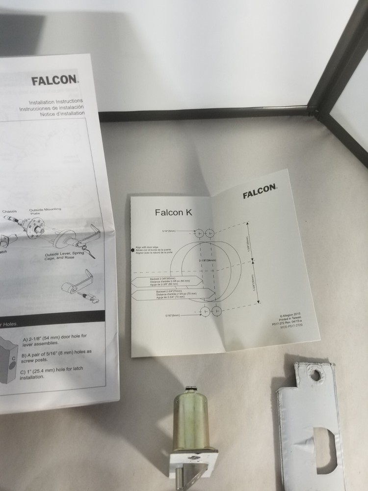 Falcon Locks K561 LD Dane Handle 626 Classroom Without Core