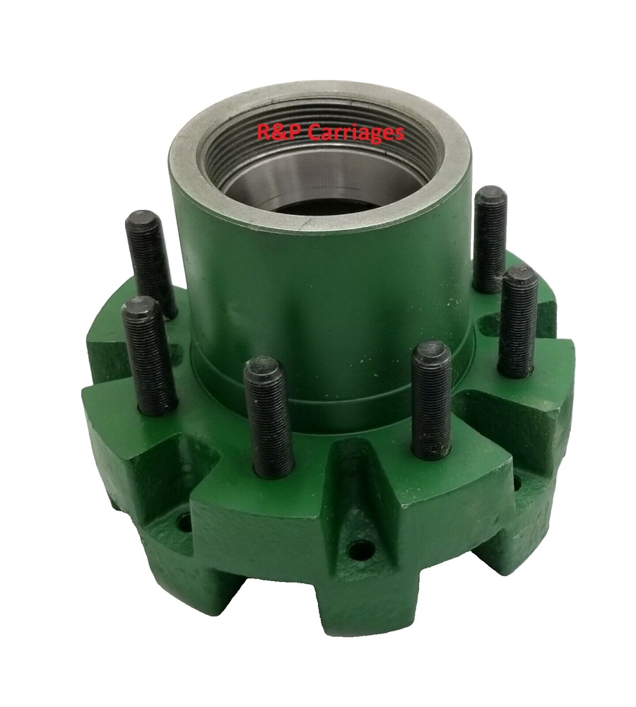 12,000#  Hub Only 12k 4.88 Pilot 8x6.5 Quality and Rockwell Trailer Axle Wheel