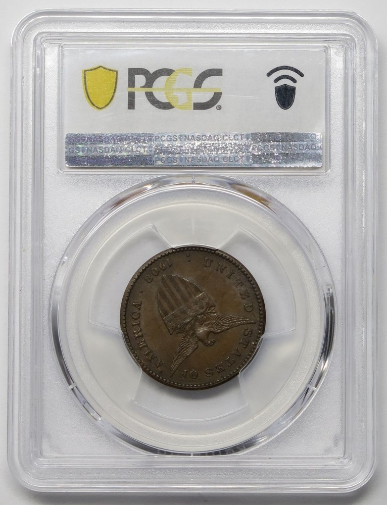 1908-S Philippines One Centavo 1c MS63BN PCGS 29054