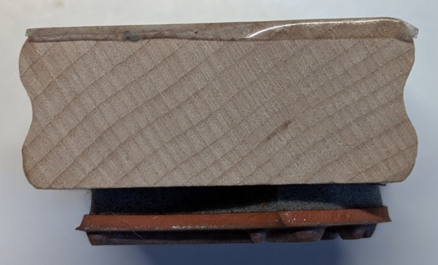 Wood/Rubber Stamp "Present, Gift" Holidays