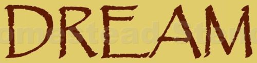 ~ITEM #3993 A Primitive Stencil ~ DREAM