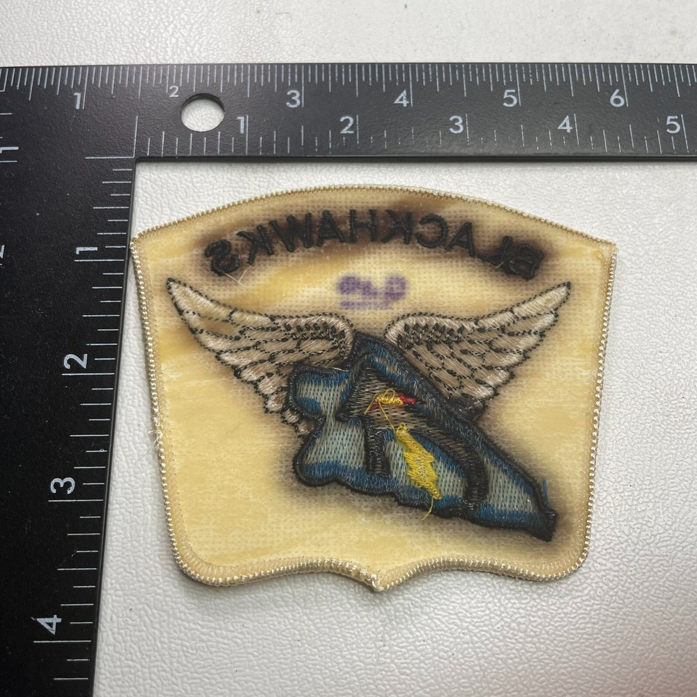 WINGS BLACKHAWKS Patch (? aircraft helicopter ?) 29MT