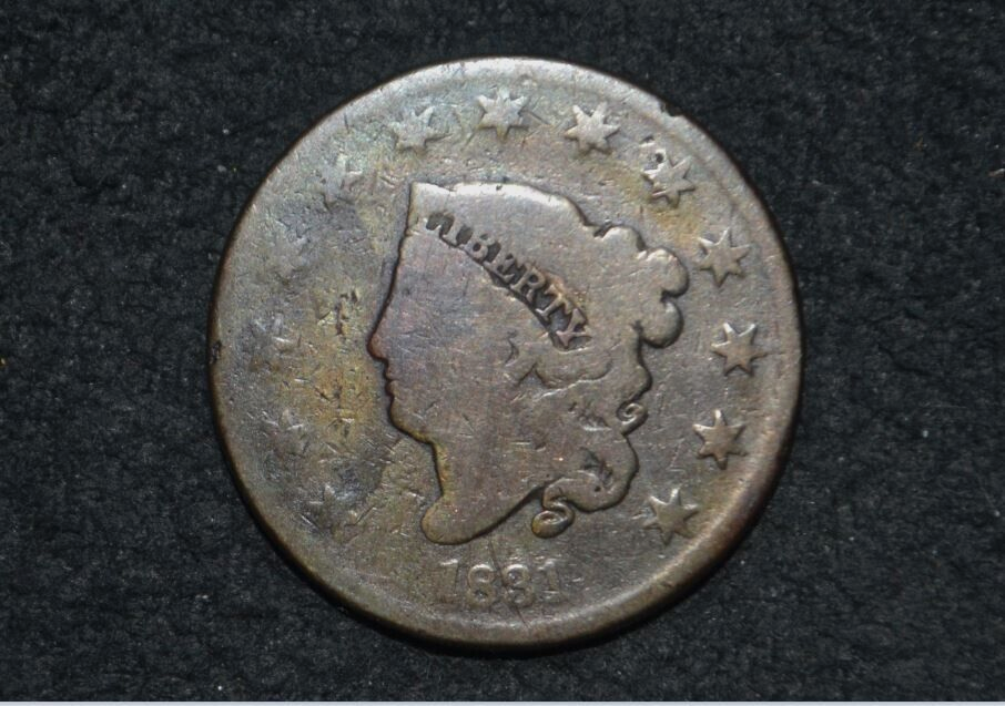 1831 LARGE CENT * Medium Letters