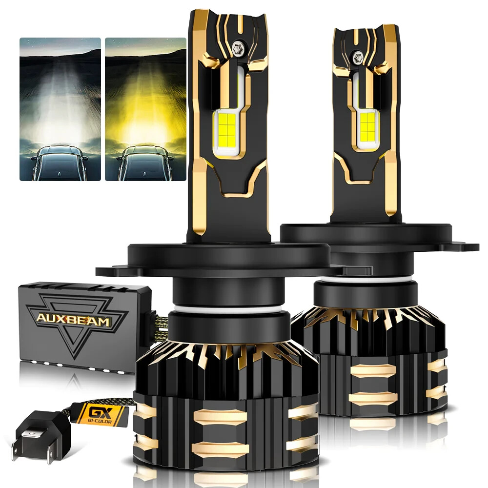 LED HEADLIGHT BULBS GX BI-COLOR SERIES DUAL COLOR SWITCHBACK