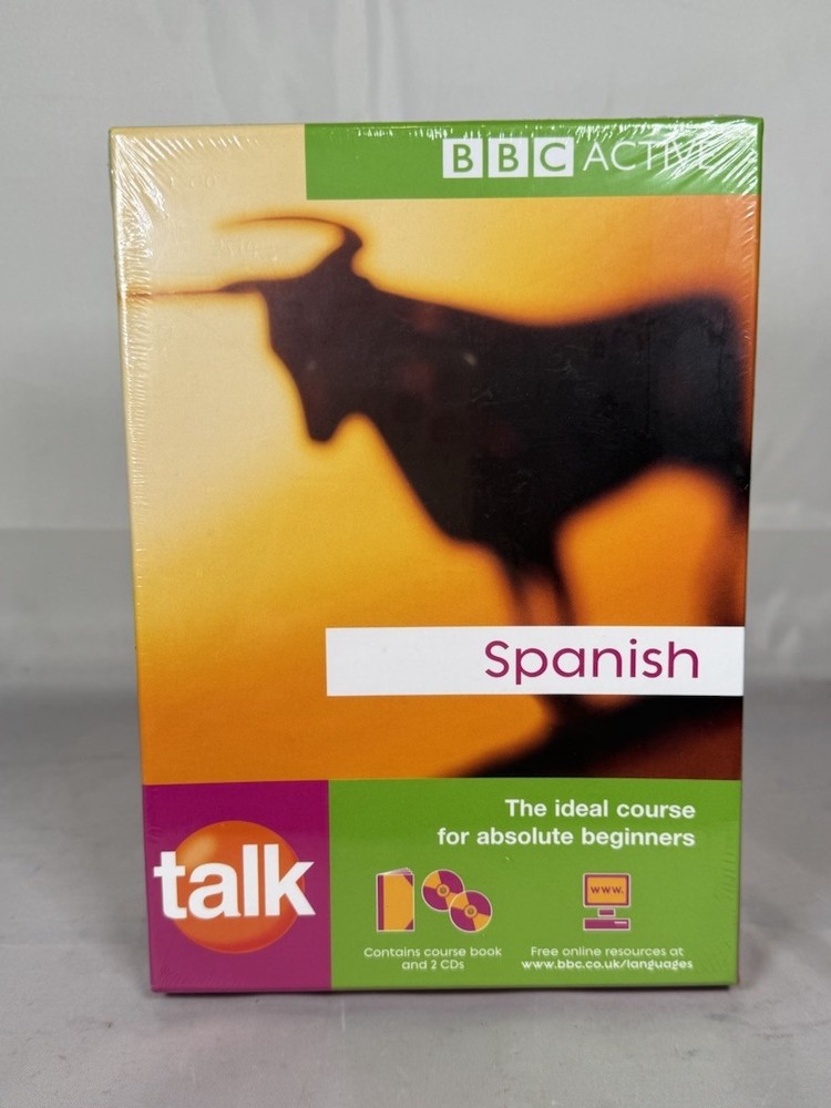 BBC Active Talk Spanish Course Book & 2 CDs - Course for Beginners (Sealed)