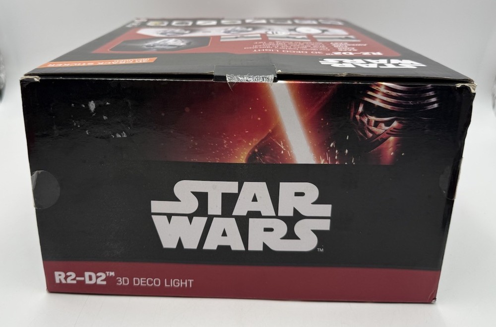 Star Wars R2-D2 3D Deco Light FX LED Wall Light ~ Damaged Box