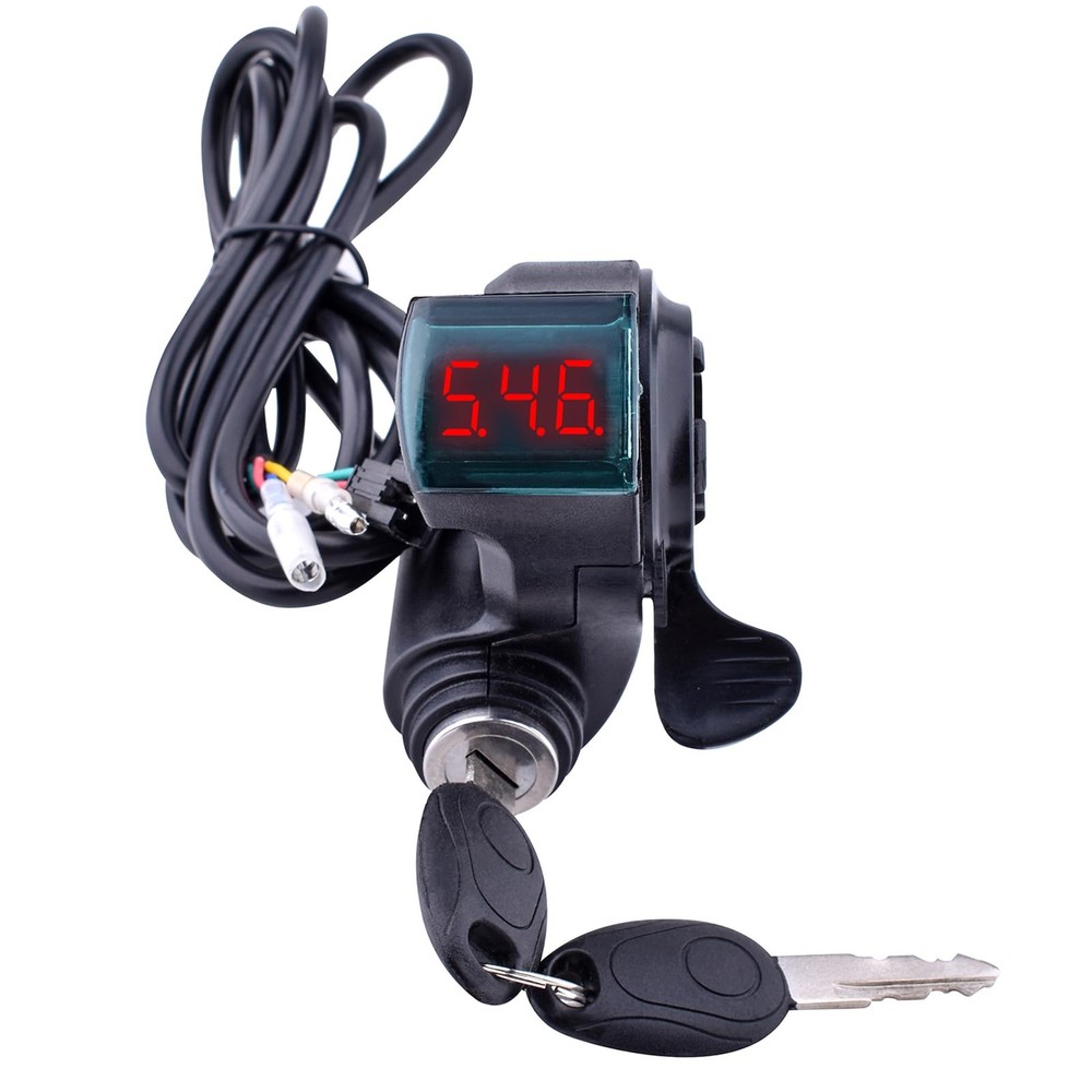 Chokayaky Universal Ebike Throttle with Display elock + throttle + display