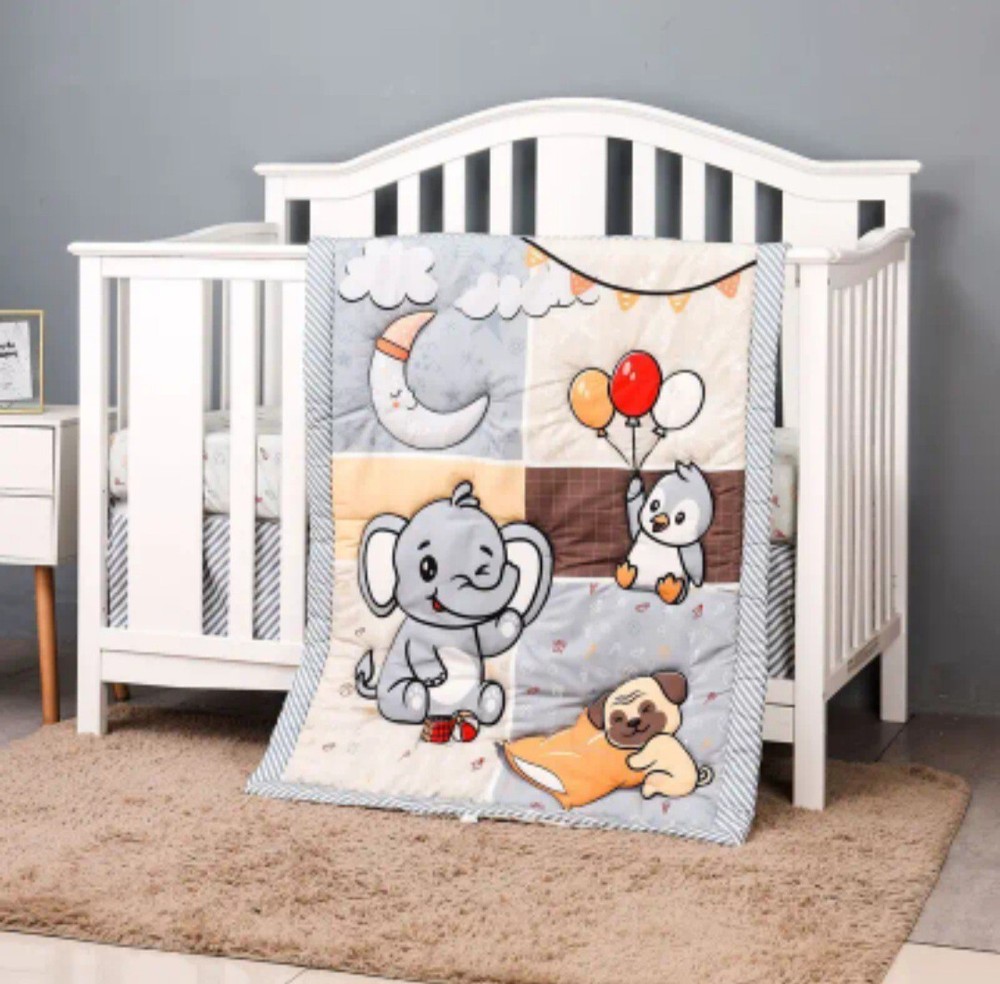 Crib Bedding Set, 3 Pieces