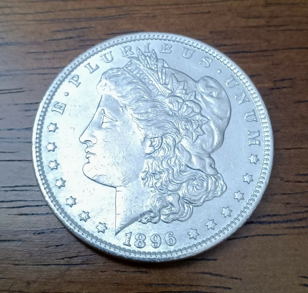 1896 Morgan dollar, AU++