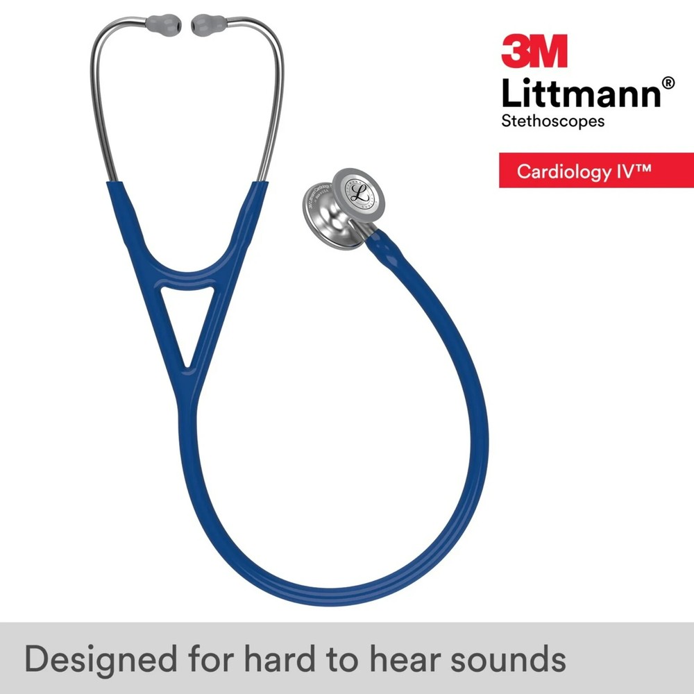 3M Littmann 6154 Cardiology IV Stethoscope - Navy Blue