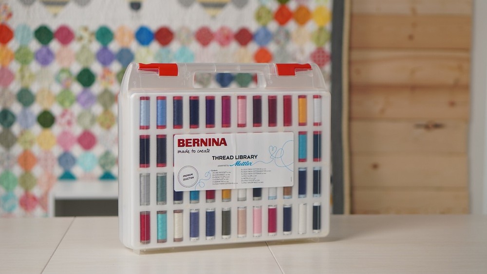 Genuine Bernina Sewing Machine Thread Library W/ Accessory Box (NIB)