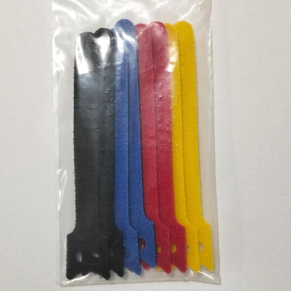8 pcs Adjustable Releasable Reusable Hook And Loop Cable Ties Cable Tidy Strap
